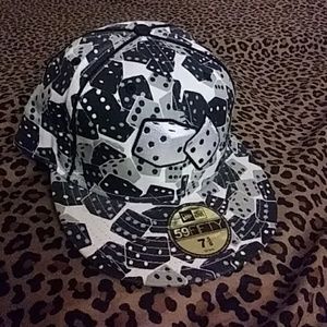 RARE NEW ERA 59FIFTY DICE FITTED CAP NWOT